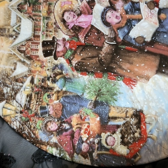 Stewart Sherwood joyful carolers 1992 limited edition collectors plate - Picture 4 of 12